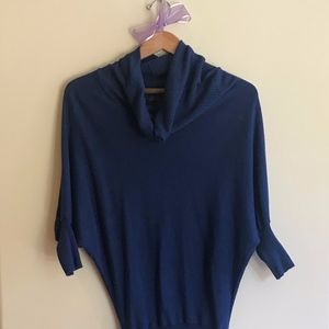 Navy knit sweater top
